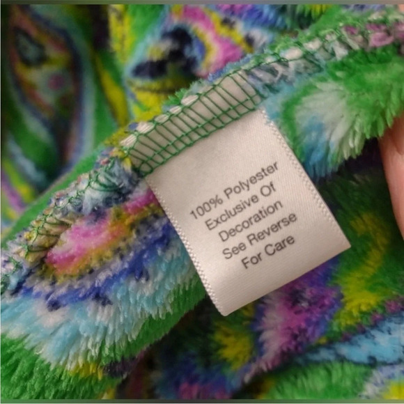 Vera Bradley hooded green robe size L/XL comfy - Picture 4 of 6